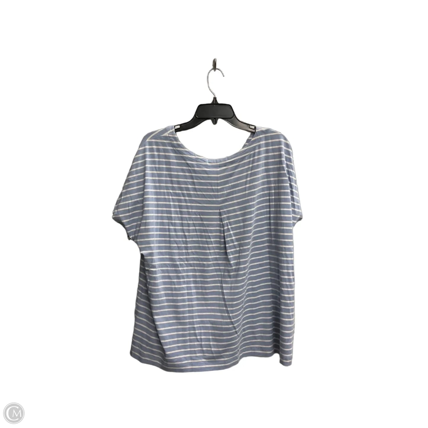 Top Short Sleeve Basic By Chicos In Striped Pattern, Size: Xl