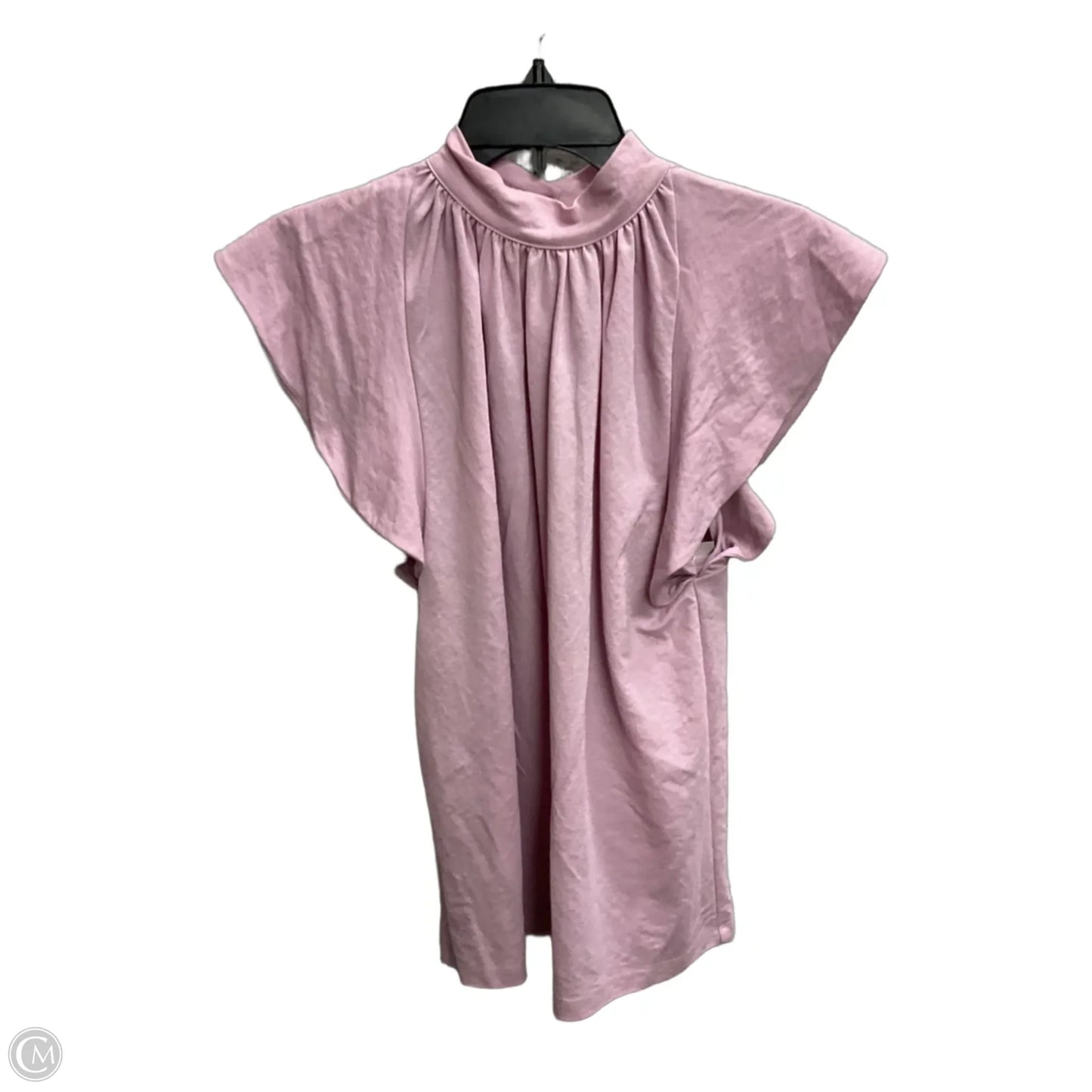 Top Short Sleeve By Ann Taylor In Purple, Size: S