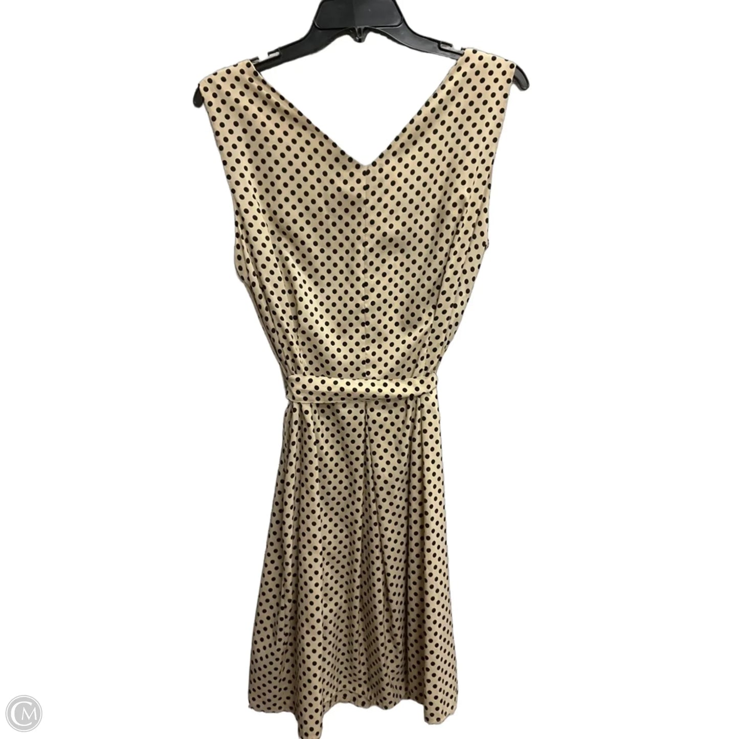 Dress Casual Short By Benetton In Polkadot Pattern, Size: M