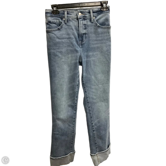 Jeans Straight By Express In Blue Denim, Size: 2