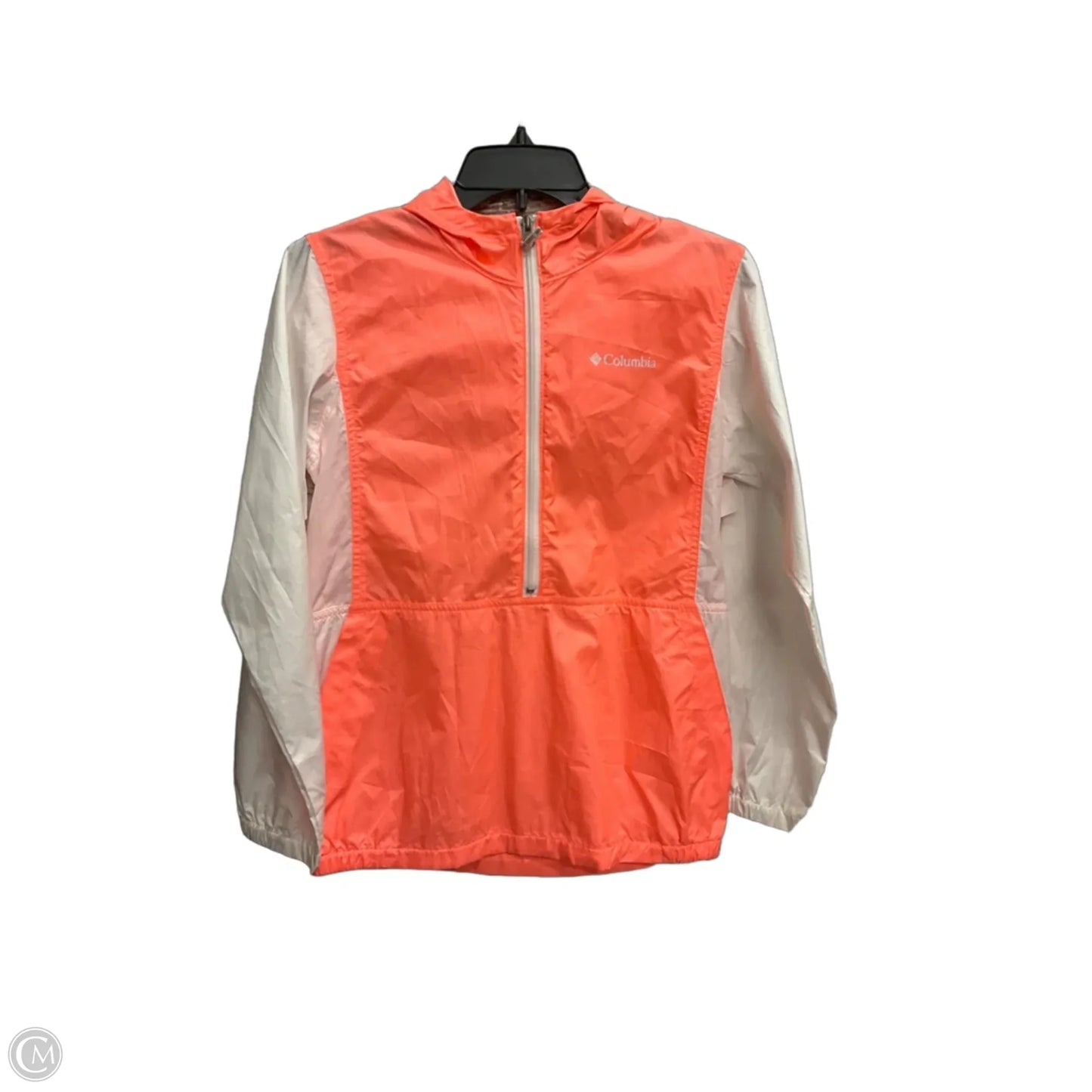 Athletic Top Long Sleeve Hoodie By Columbia In Orange, Size: L