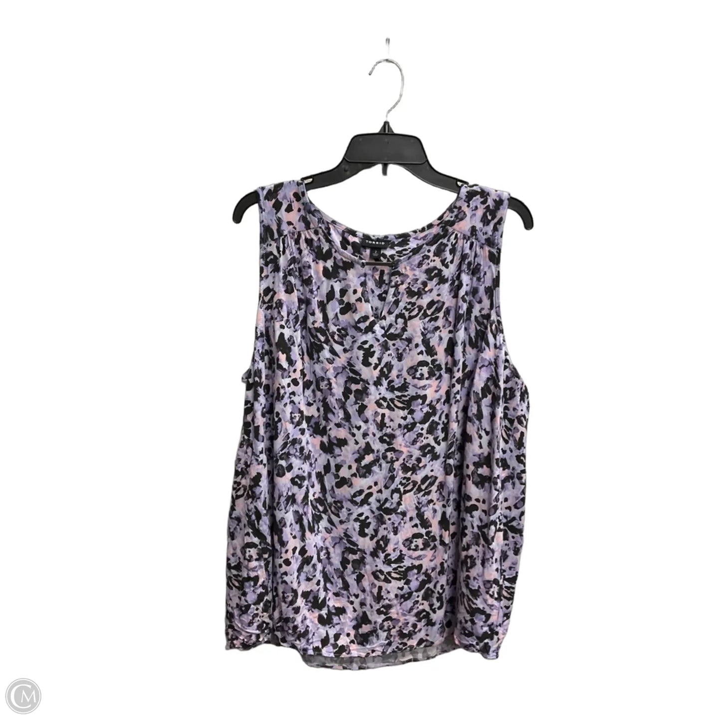 Top Sleeveless By Torrid In Purple, Size: 2x