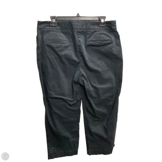 Capris By Talbots In Black, Size: 12