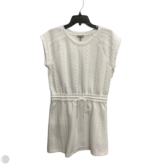 Dress Casual Midi By Talbots In White, Size: S