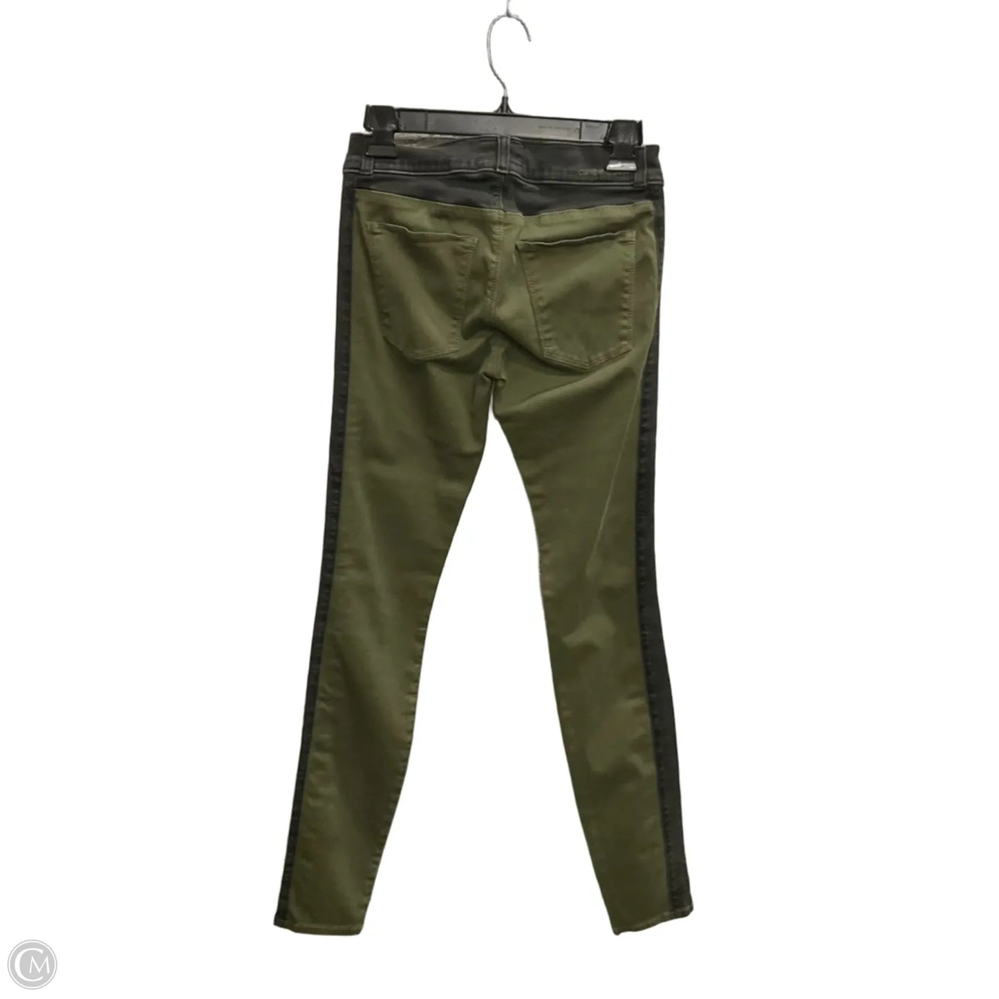 Jeans Skinny By Current/elliott In Green, Size: 0