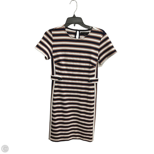 Dress Casual Midi By Banana Republic In Striped Pattern, Size: 0
