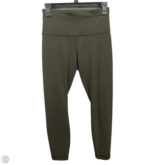 Athletic Leggings By Lululemon In Green, Size: S