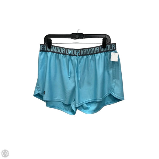 Athletic Shorts By Under Armour In Blue, Size: L