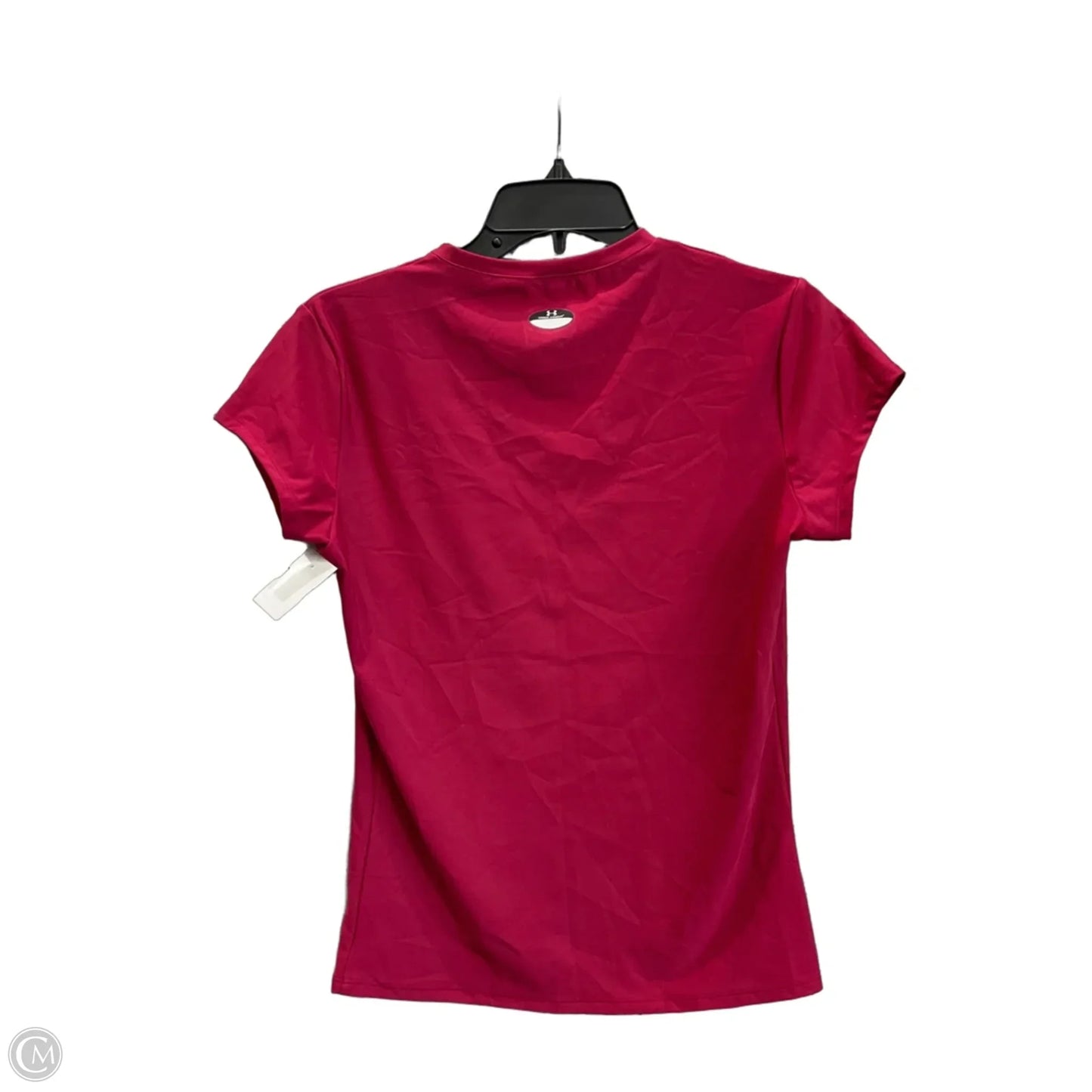 Athletic Top Short Sleeve By Under Armour In Pink, Size: Xl
