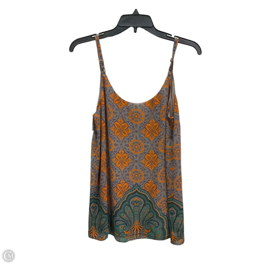 Top Sleeveless By Cabi In Multi-colored, Size: S