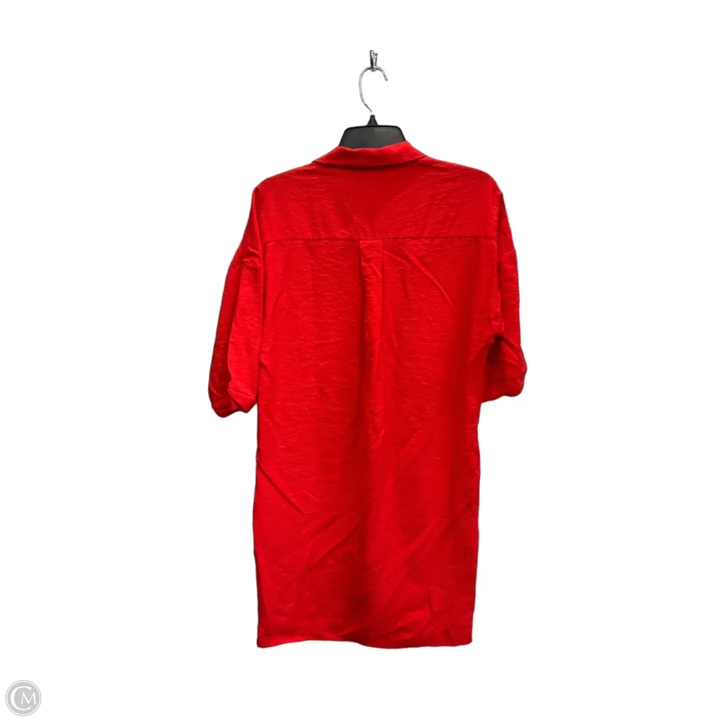 Dress Casual Midi By Cmb In Red, Size: S