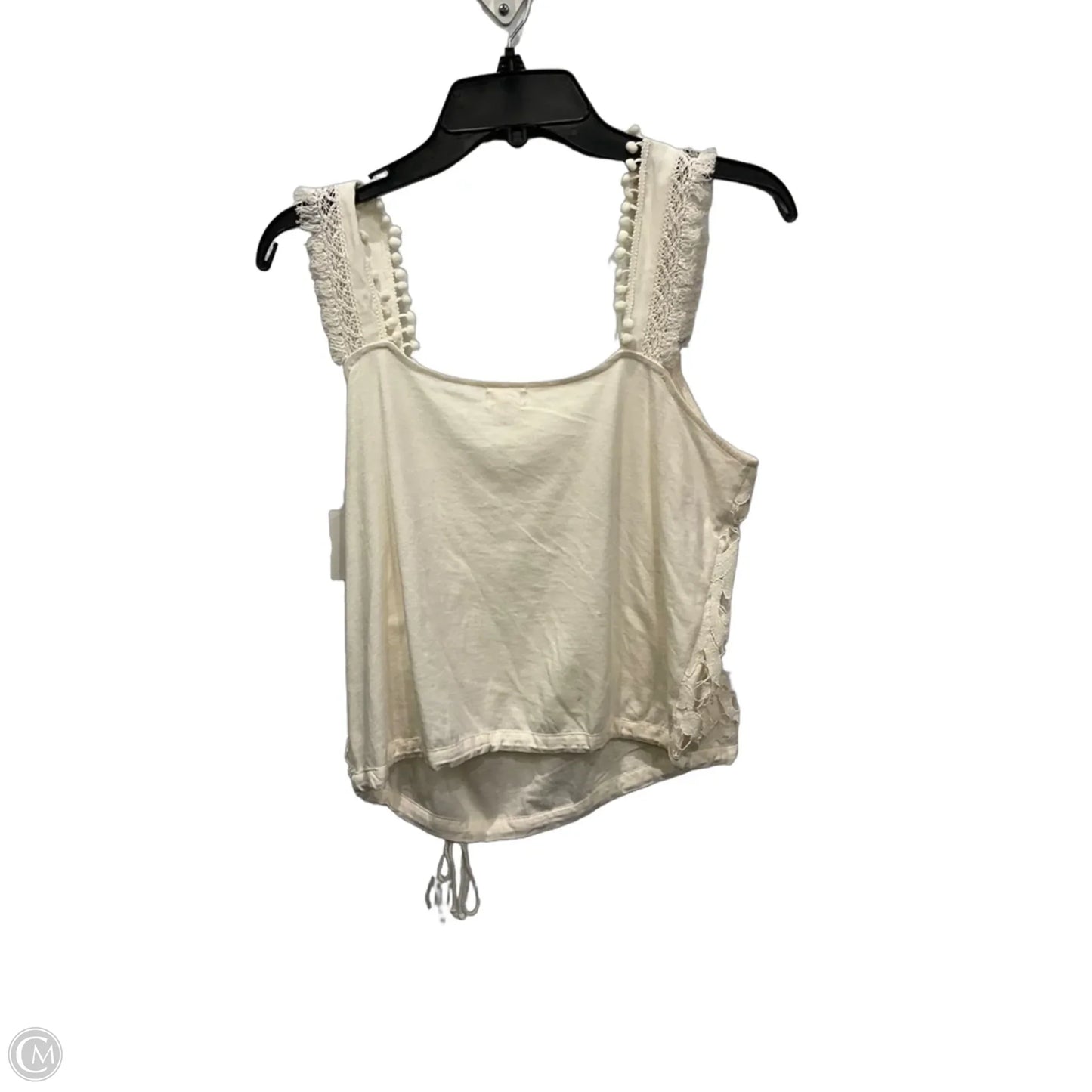 Top Sleeveless By Tiny In Cream, Size: S