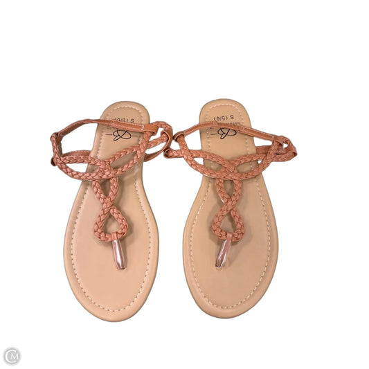 Sandals Flats By Bobbie Brooks In Brown, Size: 6
