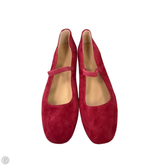 Shoes Flats By Madewell In Red, Size: 7.5