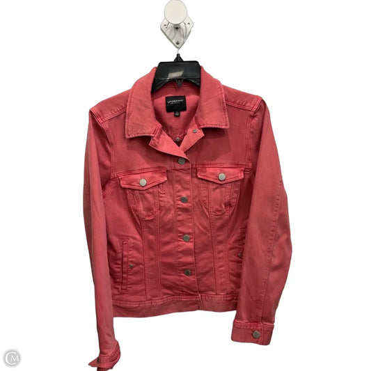 Jacket Denim By Liverpool In Red Denim, Size: S