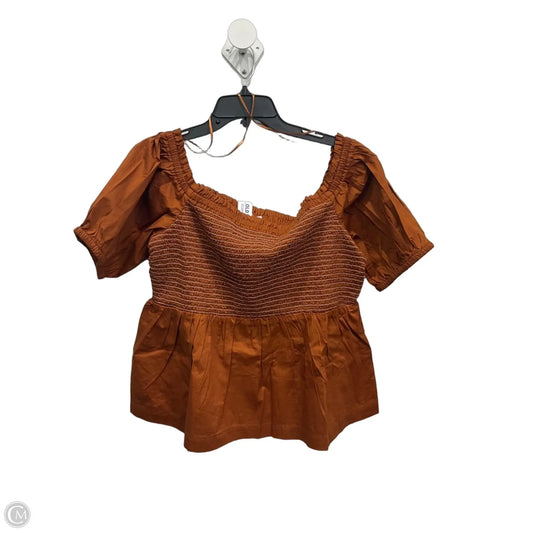 Top Short Sleeve By Old Navy In Orange, Size: Xl