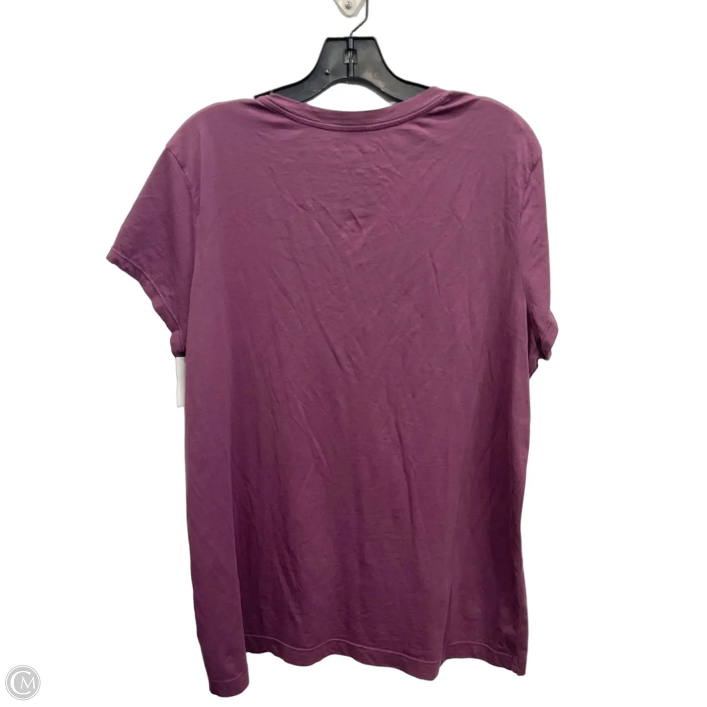 Top Short Sleeve Basic By Eddie Bauer In Purple, Size: Xl