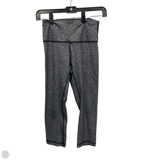 Athletic Capris By Lululemon In Grey, Size: S
