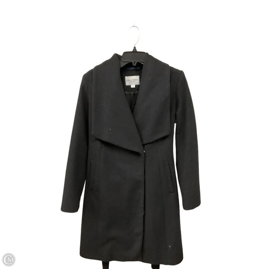 Coat Wool By Cole-haan In Black, Size: S