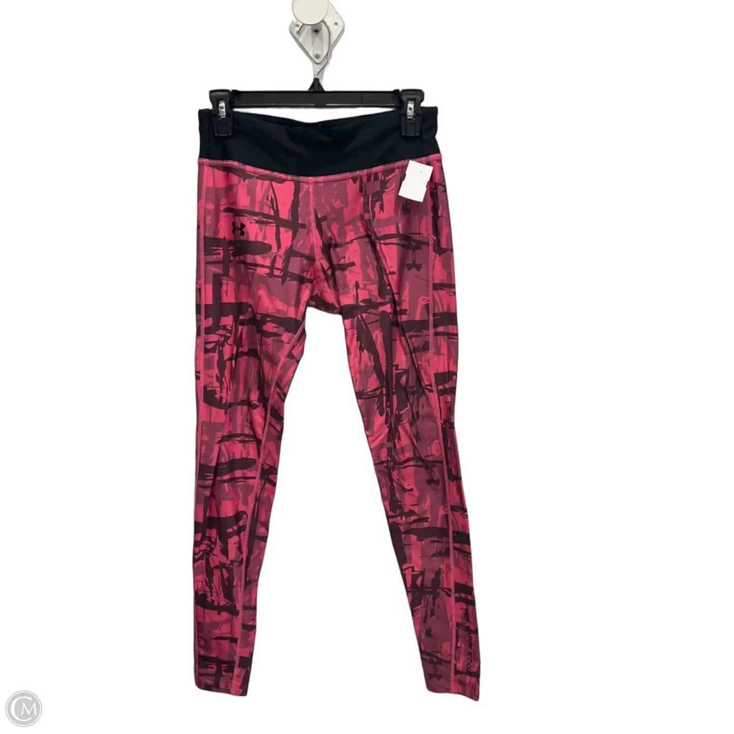 Athletic Leggings By Under Armour In Pink, Size: M