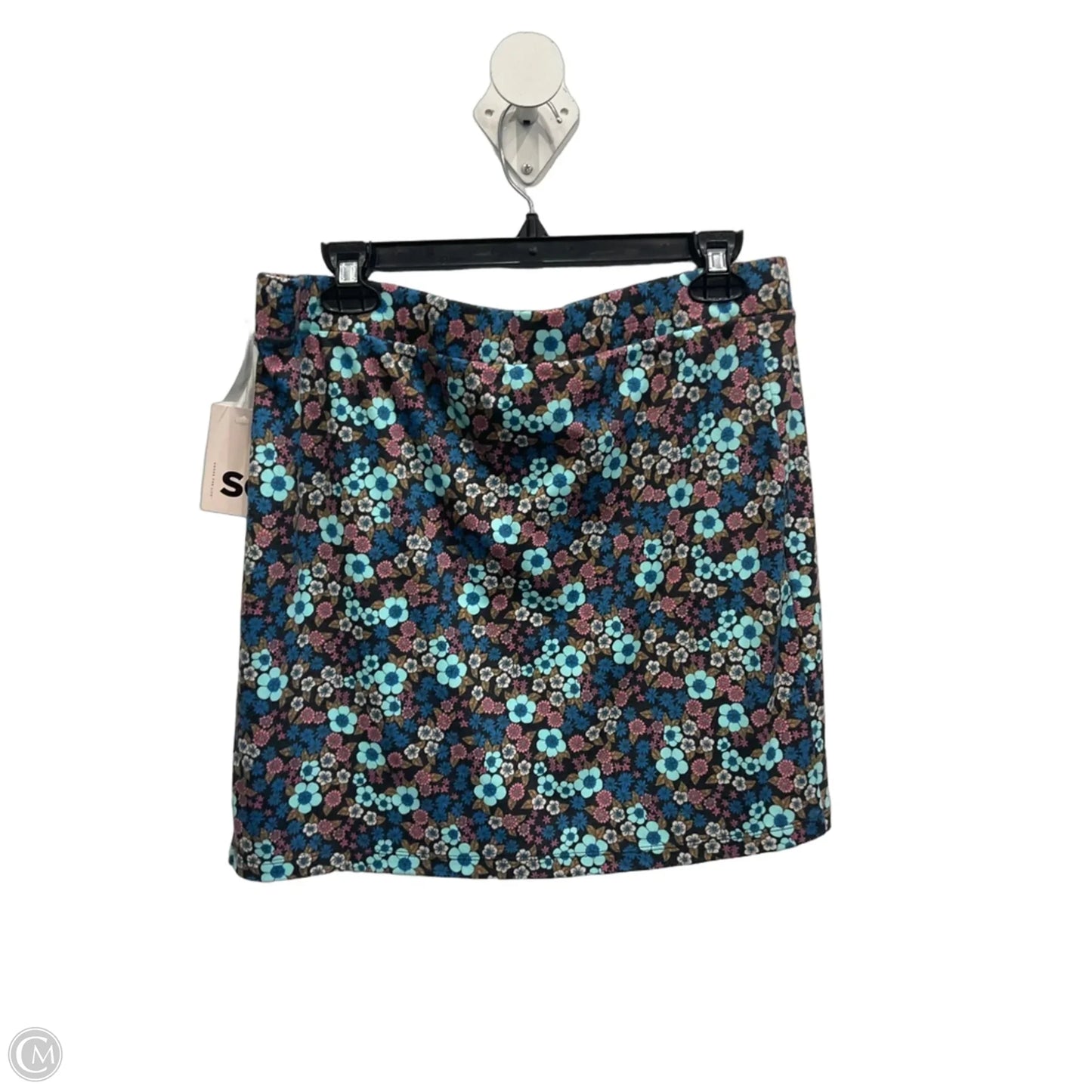 Skirt Mini & Short By So In Floral Print, Size: Xl