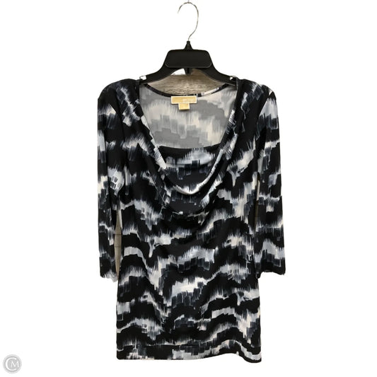 Dress Casual Midi By Michael By Michael Kors In Blue, Size: S