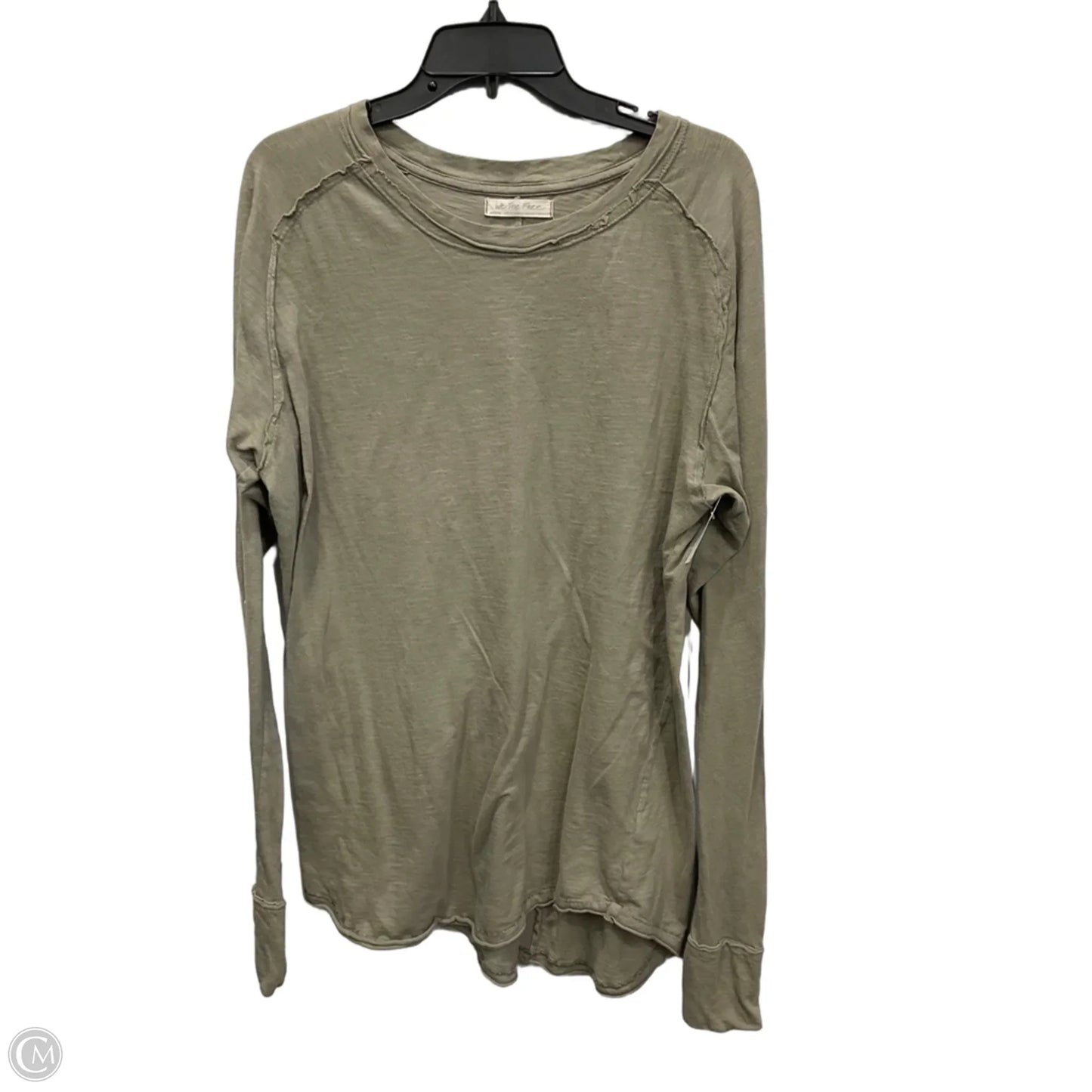 Top Long Sleeve Basic By We The Free In Green, Size: M