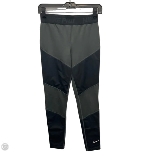 Athletic Leggings By Nike Apparel In Black, Size: S