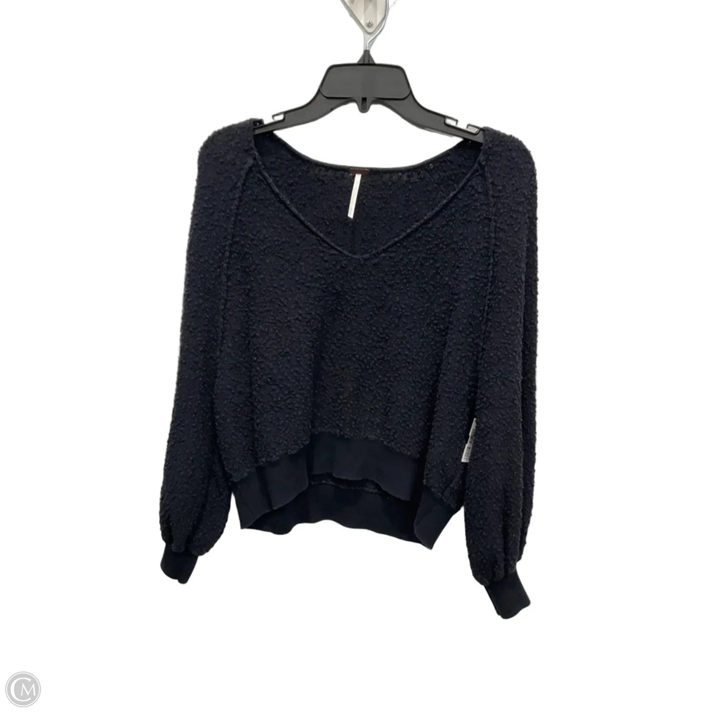 Top Long Sleeve By Free People In Black, Size: Xs