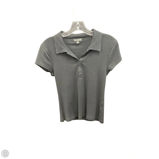 Top Short Sleeve By J. Crew In Black, Size: M