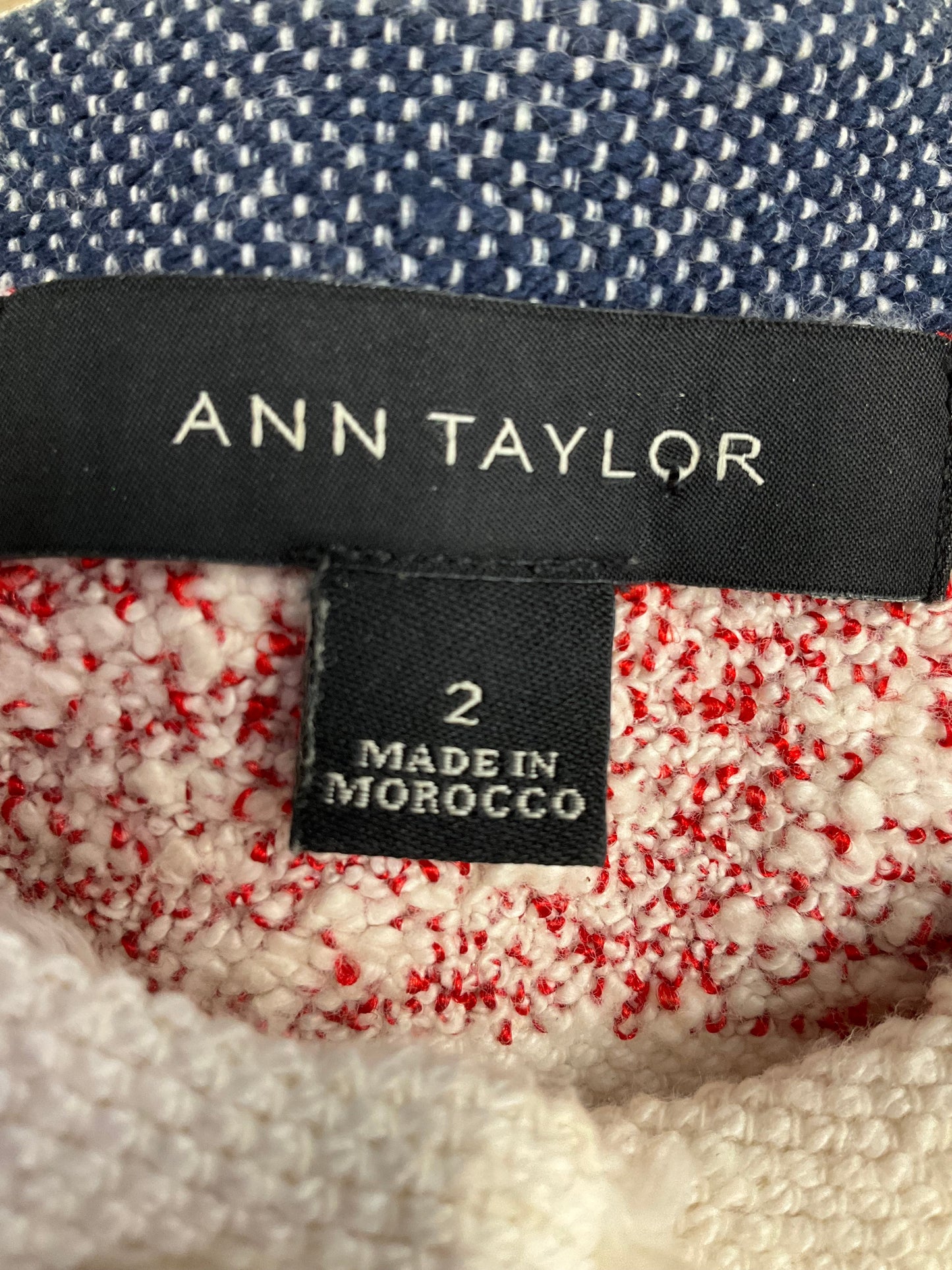 Striped Pattern Blazer Ann Taylor, Size Xs