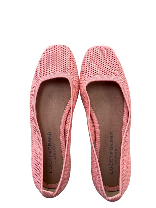 Coral Shoes Flats Lucky Brand, Size 7