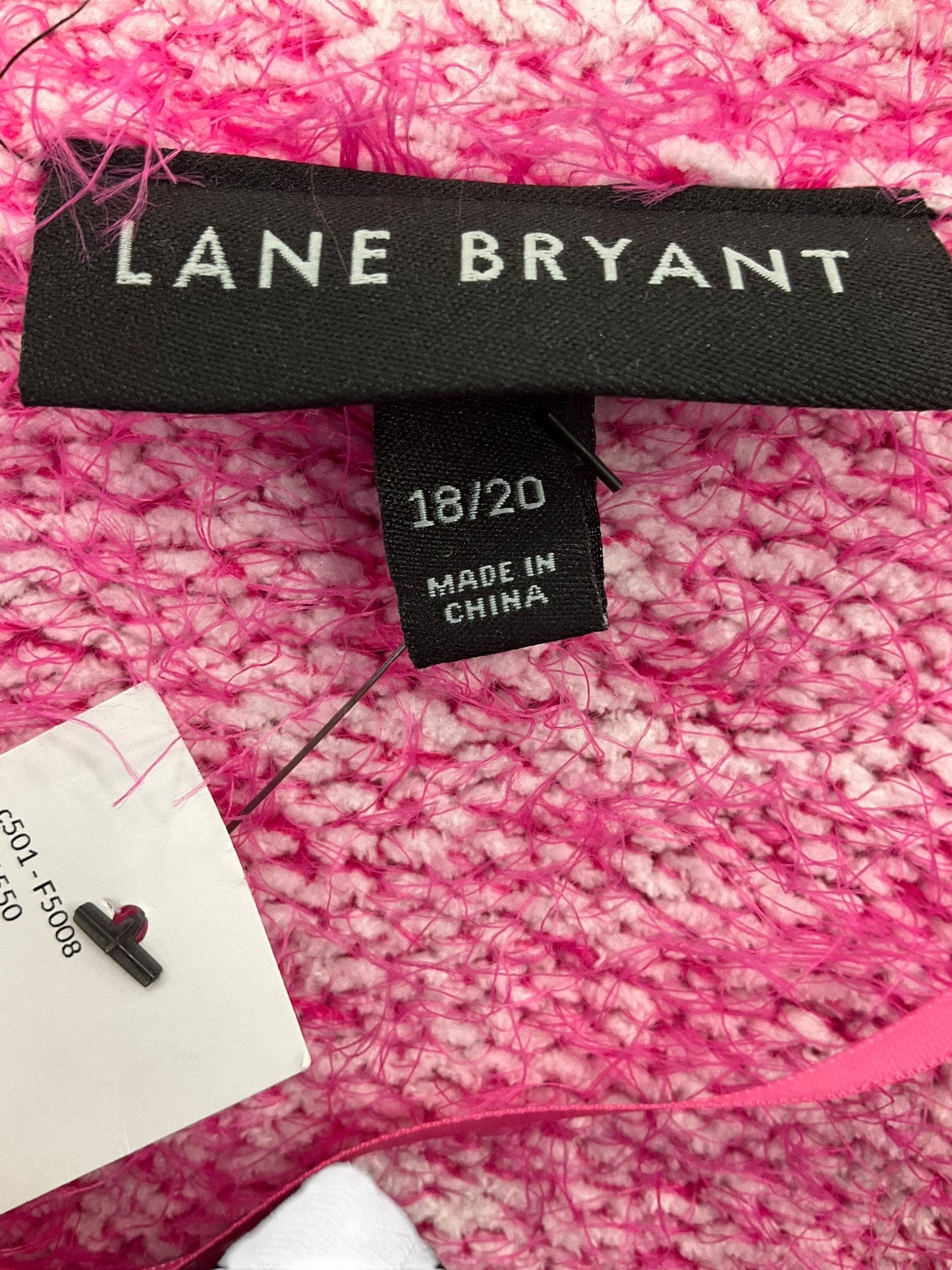 Pink Sweater Cardigan Lane Bryant, Size 1x