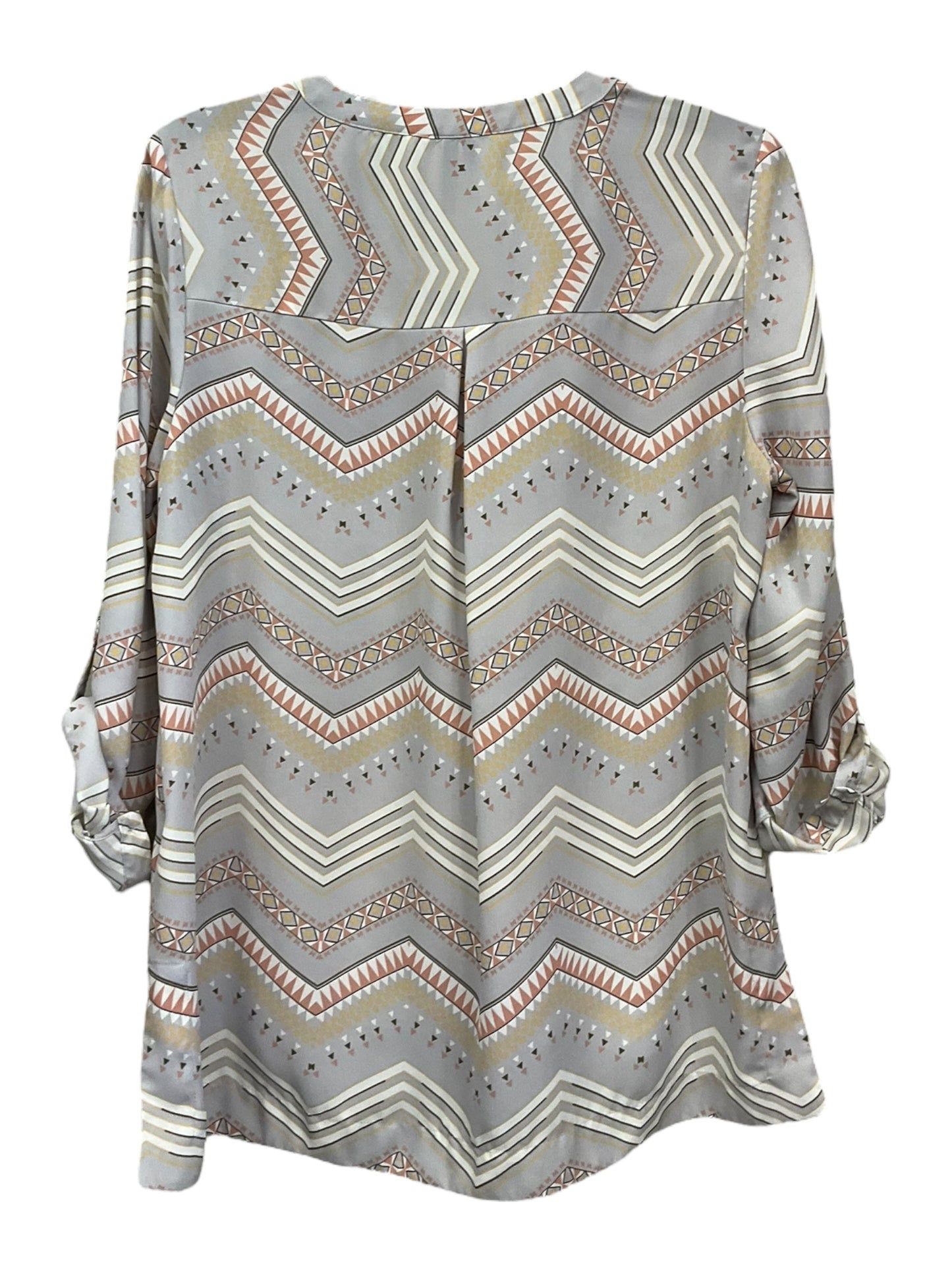 Grey Top 3/4 Sleeve Maurices, Size L