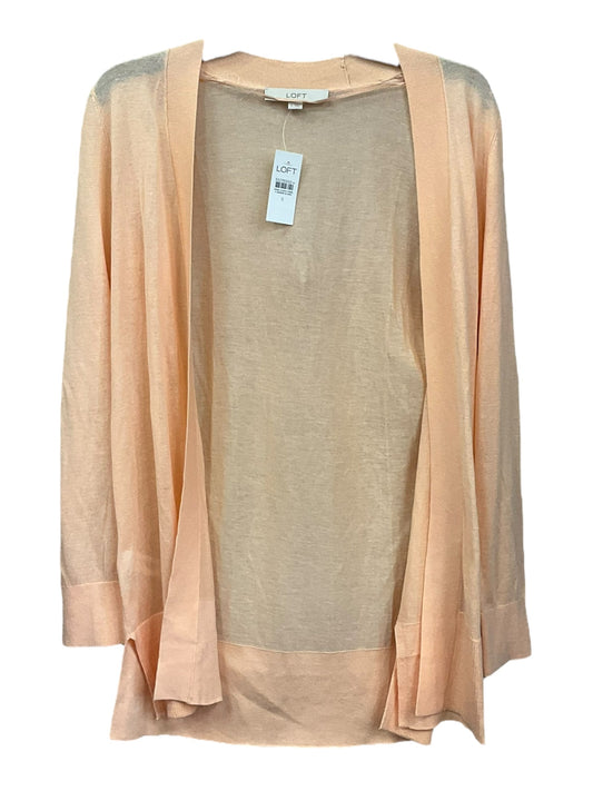 Peach Sweater Cardigan Loft, Size S