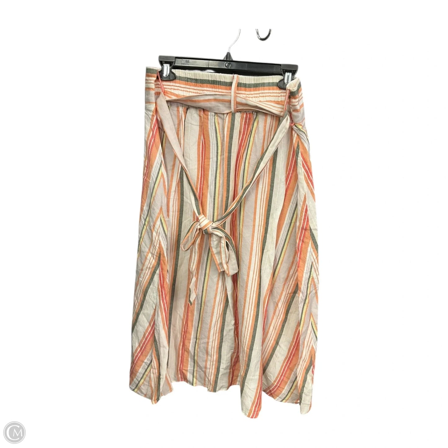 Skirt Maxi By A New Day In Striped Pattern, Size: L