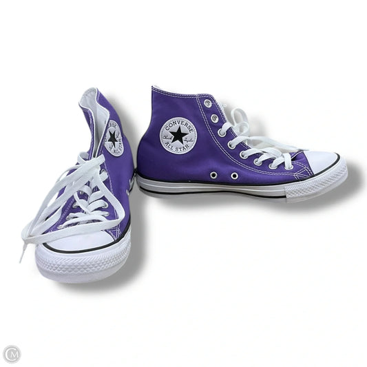 Shoes Sneakers By Converse In Purple, Size: 8.5
