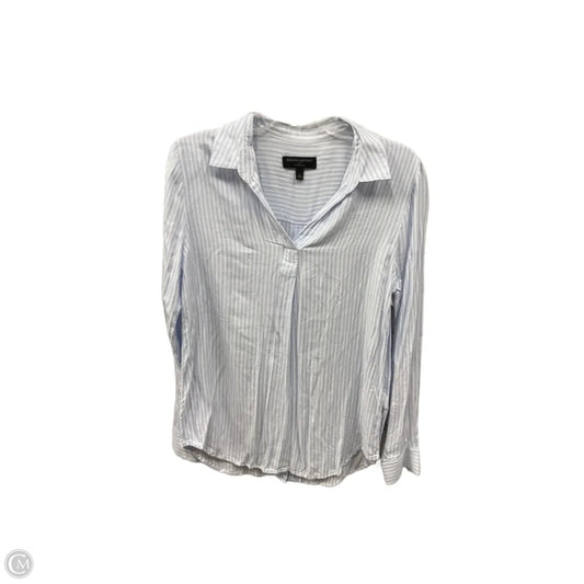 Top Long Sleeve By Banana Republic In Striped Pattern, Size: S