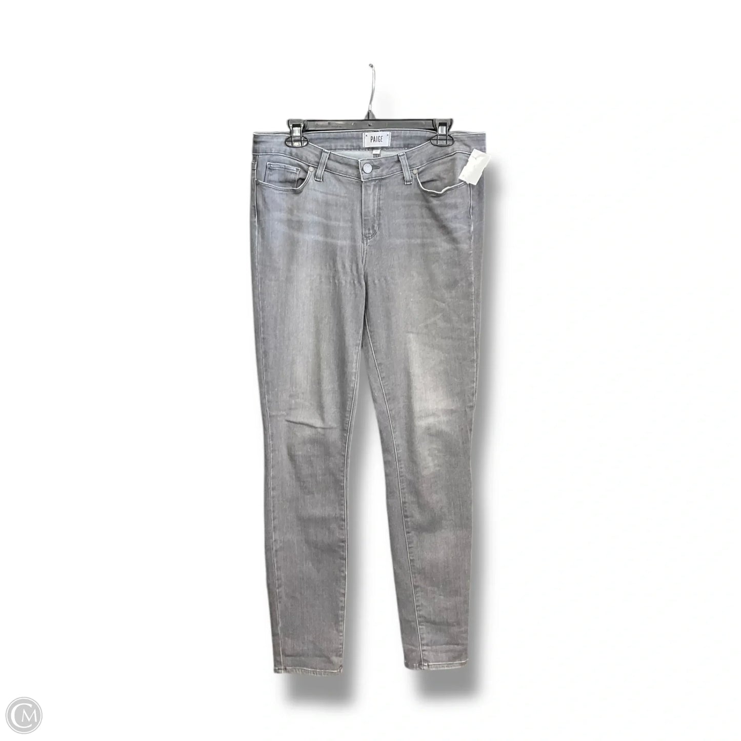 Jeans Skinny By Paige In Black, Size: 8