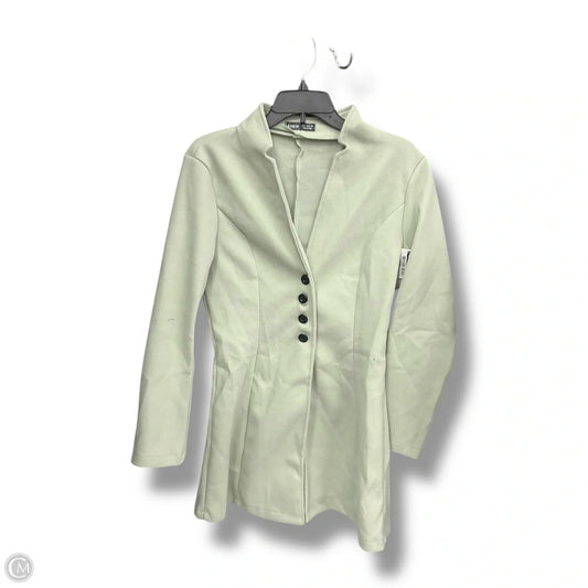 Coat Trench Coat By Shein In Green, Size: 4