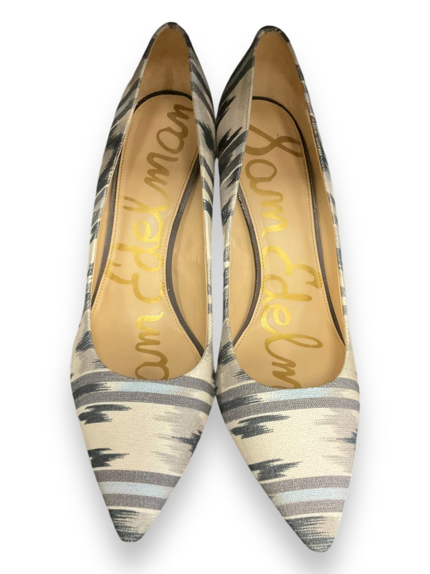 Shoes Heels Stiletto By Sam Edelman In Blue & Grey, Size: 10