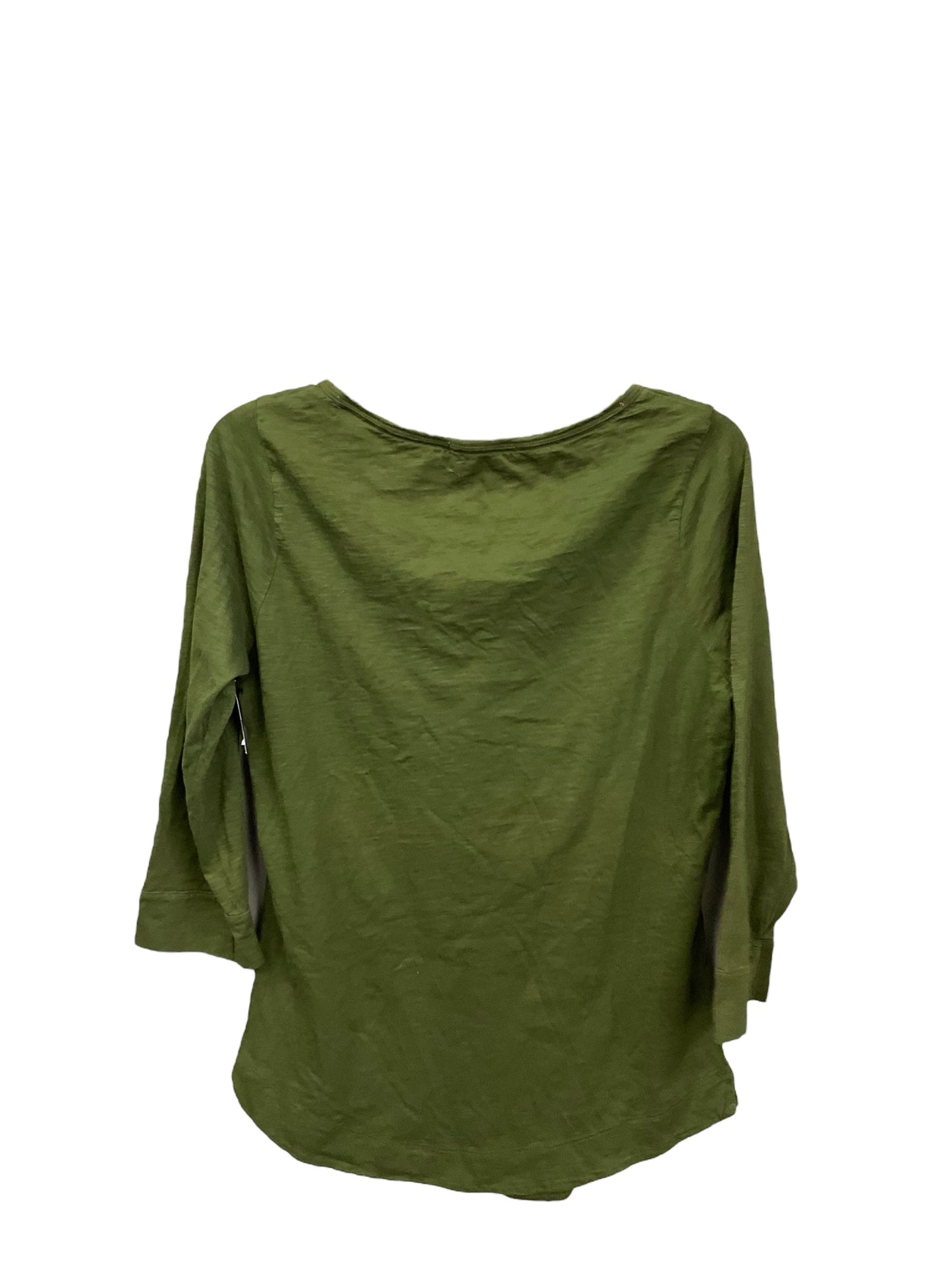 Top 3/4 Sleeve By Boden In Green, Size: M