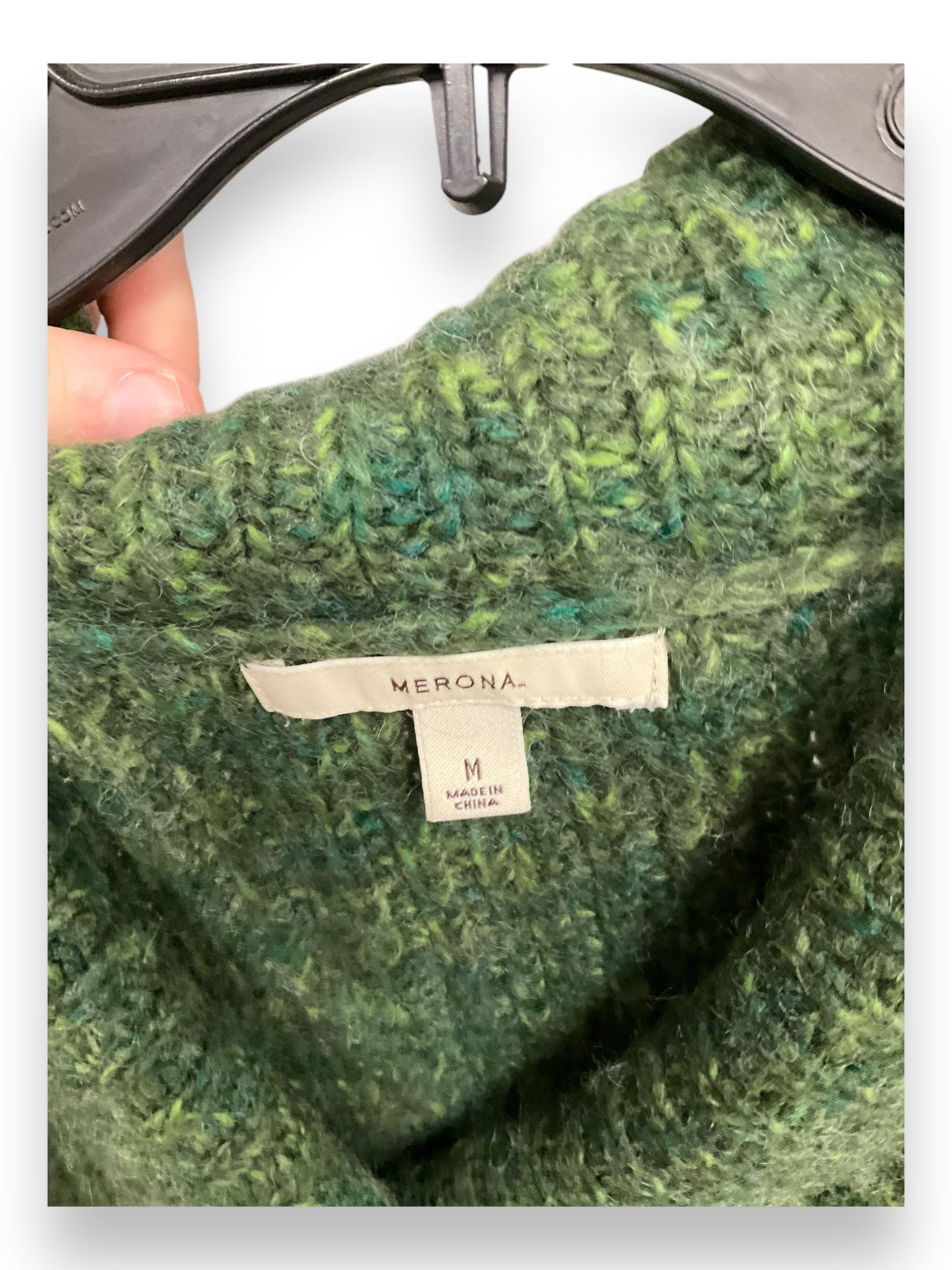 Cardigan By Merona In Green