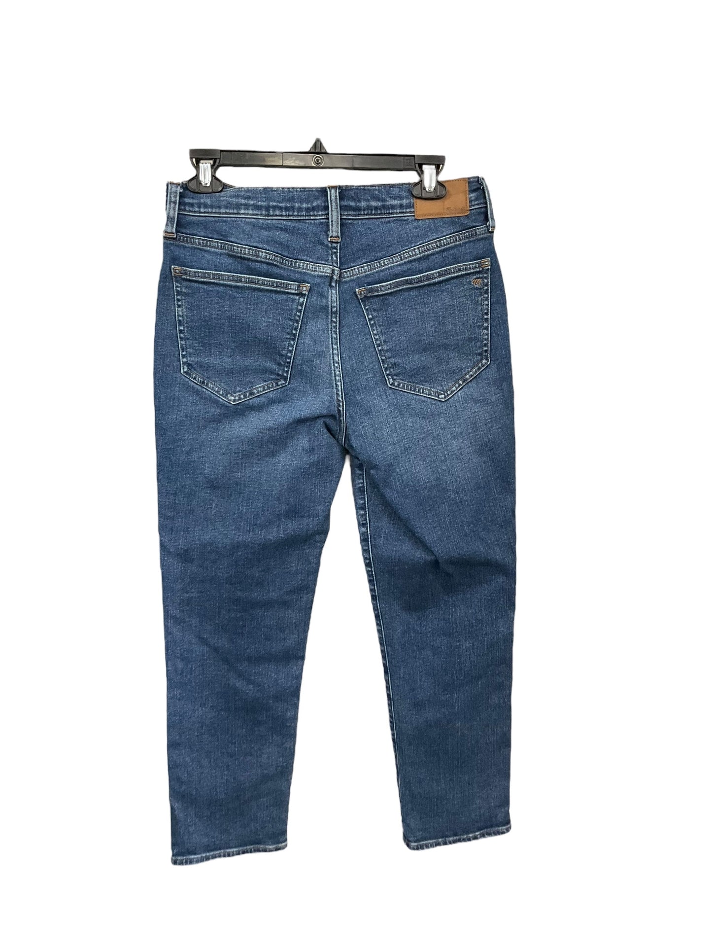 Jeans Straight By Madewell In Blue Denim, Size: 4