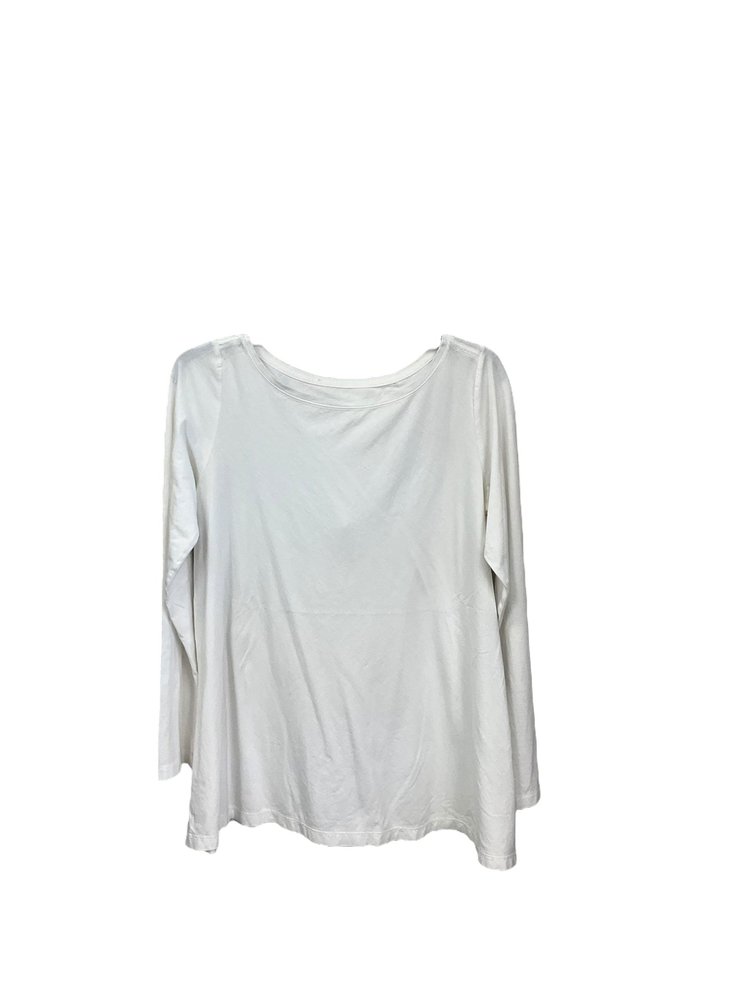 Top Long Sleeve Basic By Pure Jill In White, Size: S