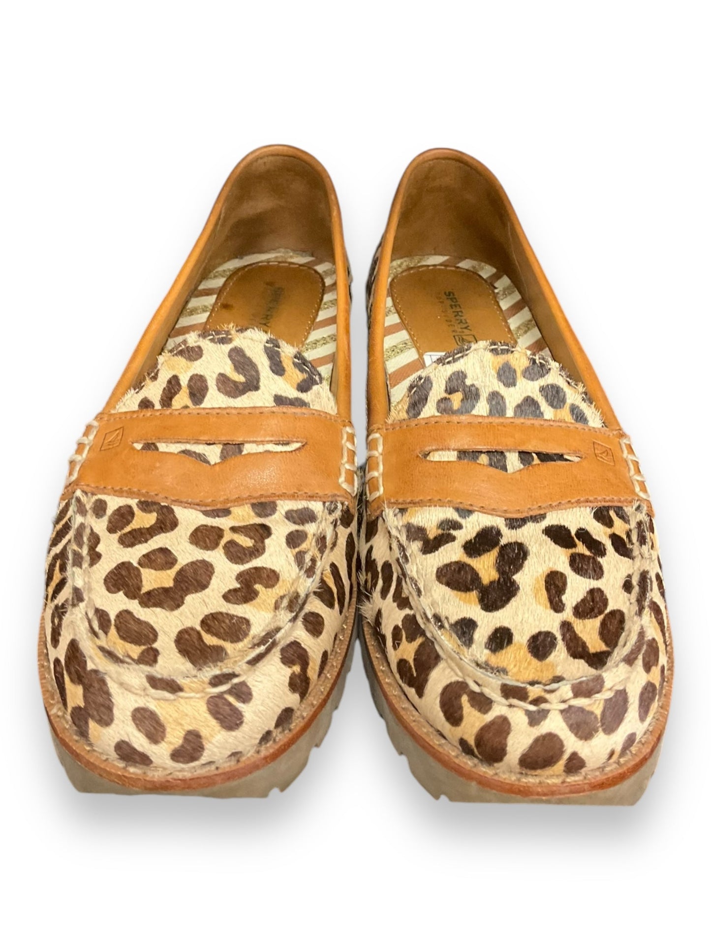 Shoes Flats By Sperry In Animal Print, Size: 6.5