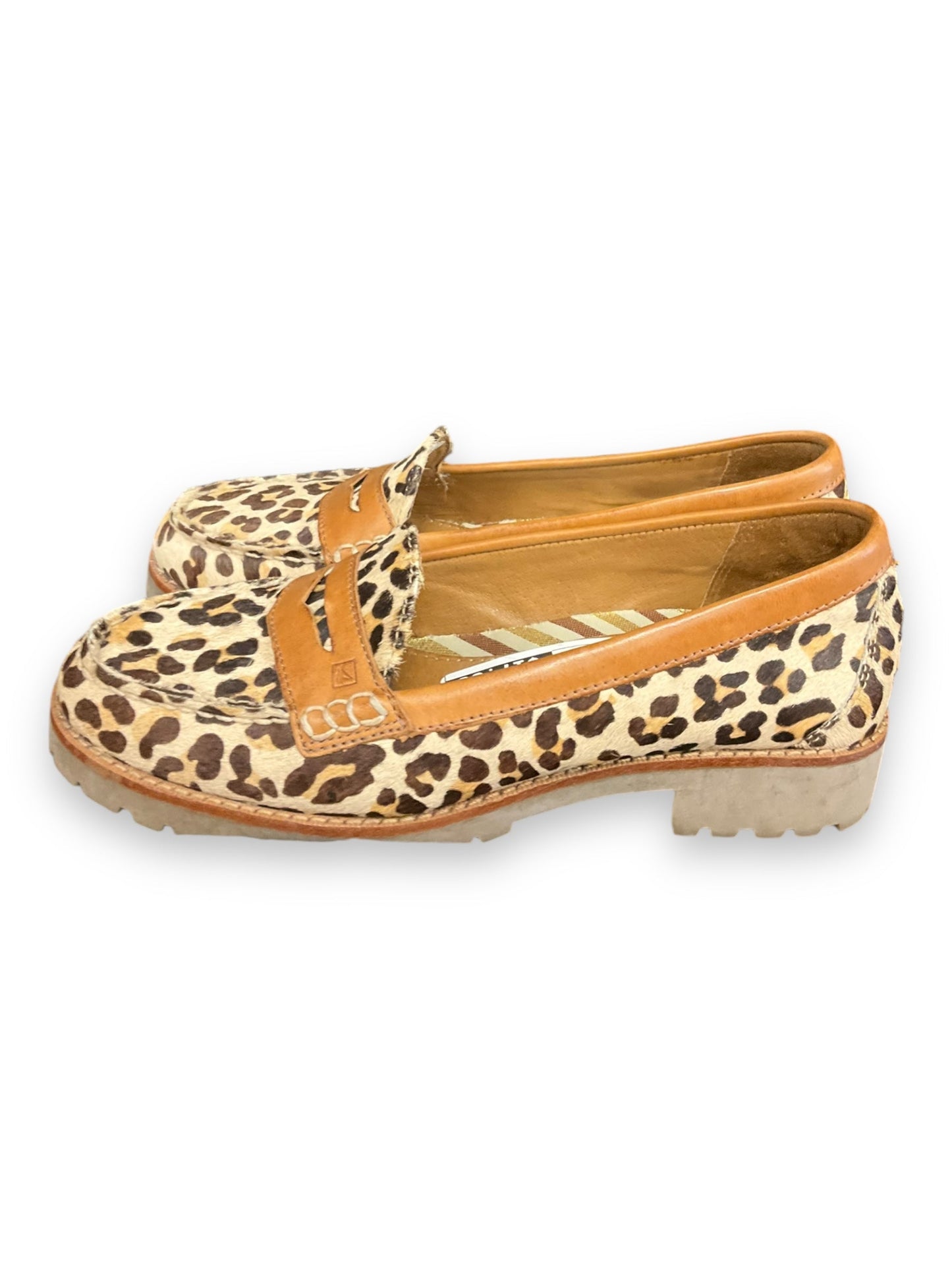 Shoes Flats By Sperry In Animal Print, Size: 6.5