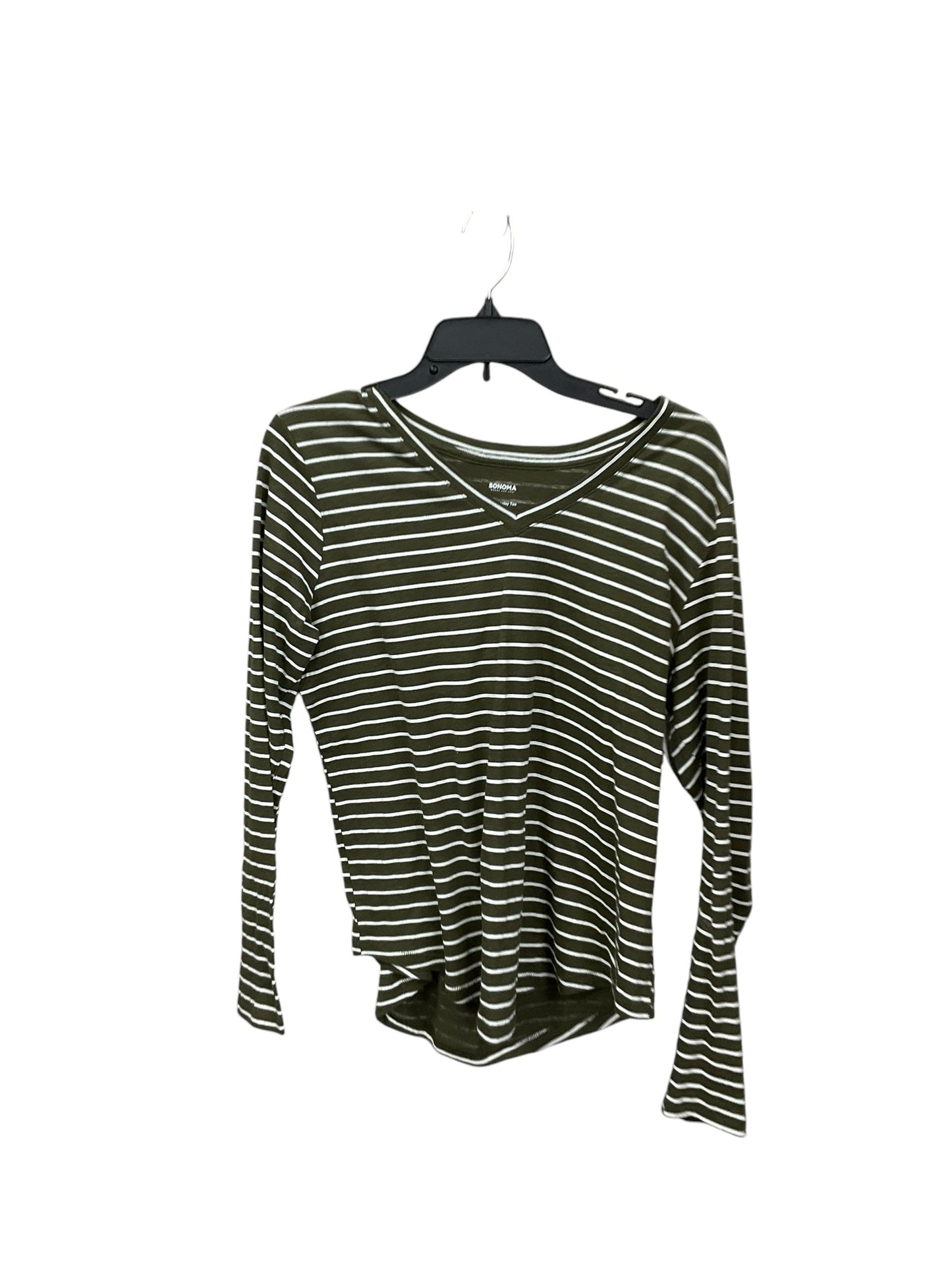 Top Long Sleeve Basic By Sonoma In Green, Size: M