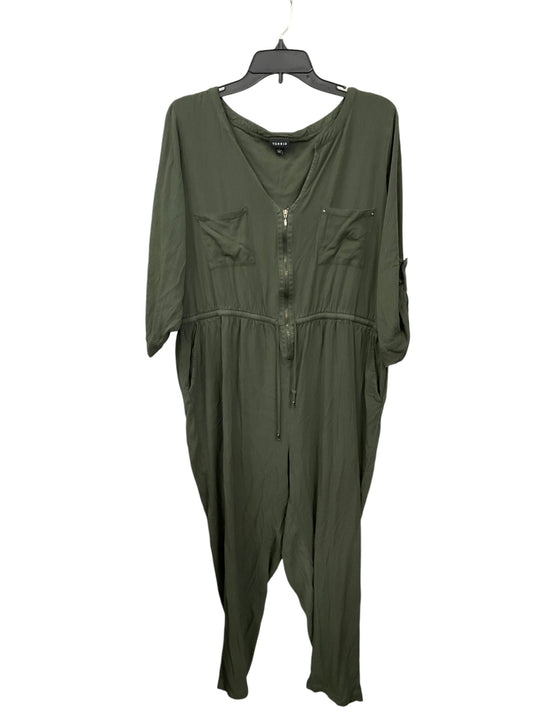 Jumpsuit By Torrid In Green, Size: 2x