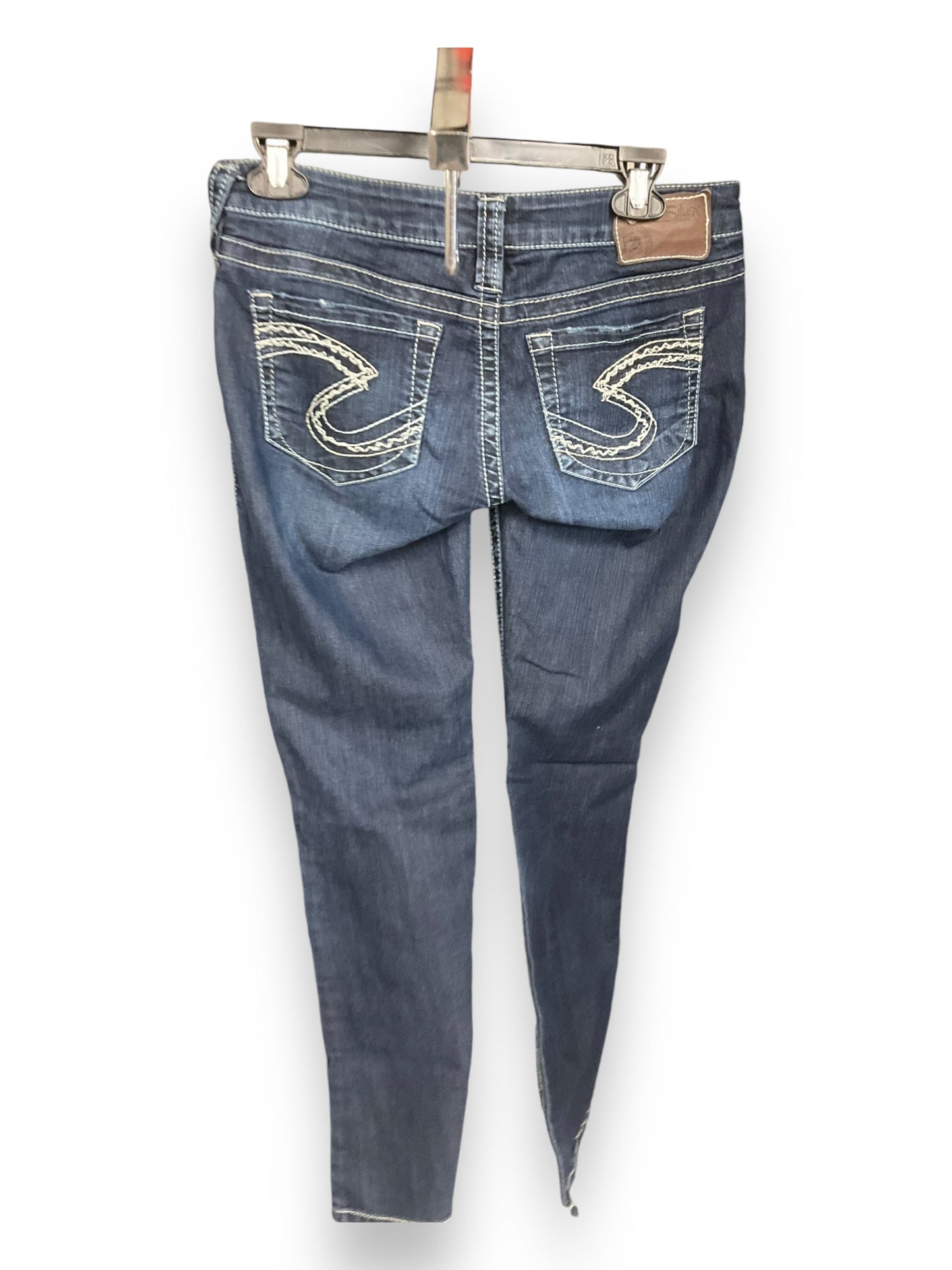 Jeans Flared By Silver In Blue Denim, Size: 6